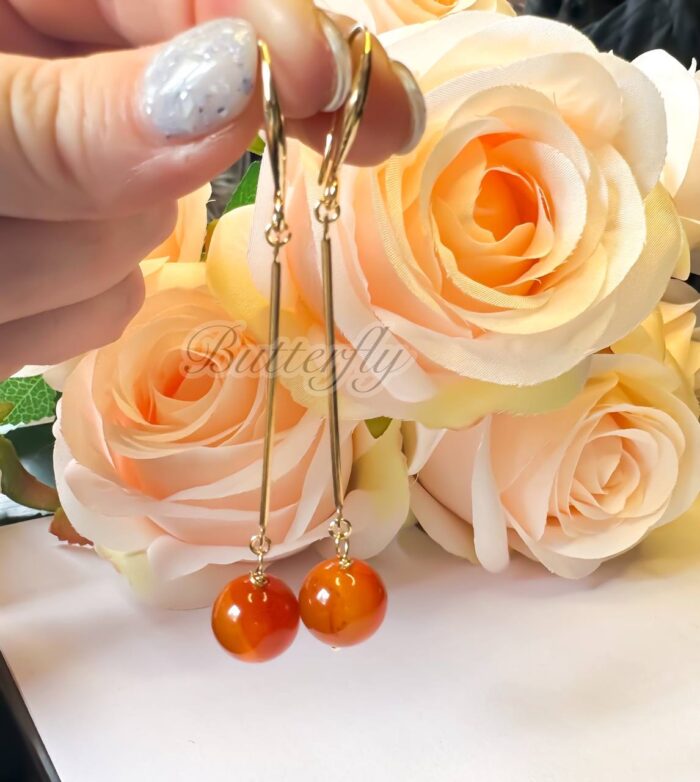 Браслет и серьги из сердолика — изображение 3