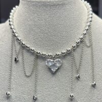 Чокер из гематита