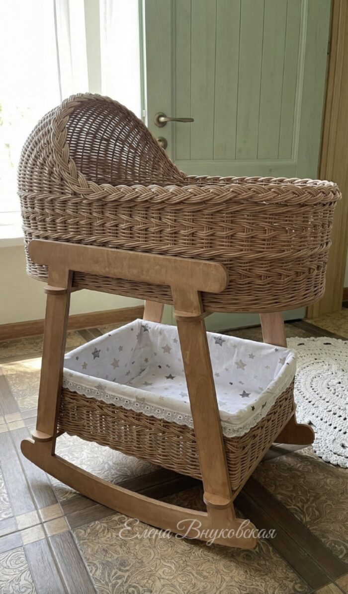 Плетеная люлька качалка — изображение 3