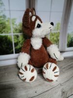 Собака Хаски вязанная игрушка — изображение 2