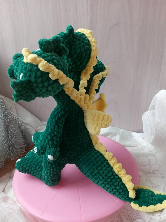 Вязанная игрушка Змей Горыныч — изображение 3