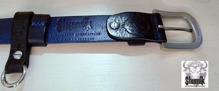 Ремень из натуральной кожи «Волна удачи» — изображение 5