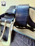 Ремень из натуральной кожи «Волна удачи» — изображение 4