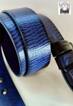 Ремень из натуральной кожи «Волна удачи» — изображение 3