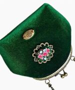 Сумка ручной работы с вышивкой на фермуаре, клатч театральный — изображение 5