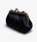 Сумка ручной работы на фермуаре с вышивкой, косметичка с фермуаром — изображение 3