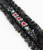 Чокер бархатный ручной работы с вышивкой — изображение 2