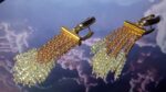 Серьги «Золото дождя»