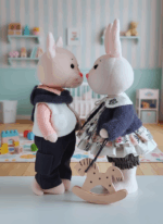 Плюшевый котик и зайка — изображение 2