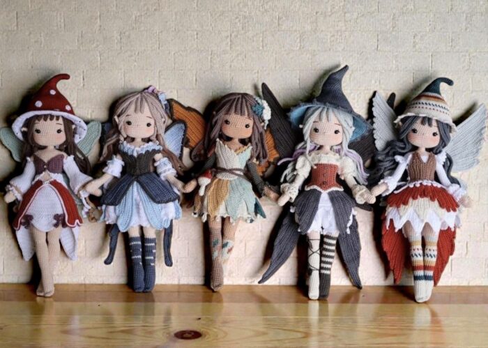 «Волшебные феи: 6 неповторимых вязаных кукол для создания сказочной атмосферы» — изображение 2