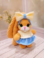 Плюшевая вязаная Зайка — изображение 3