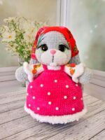 Плюшевая вязаная Зайка — изображение 8