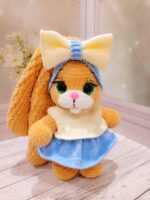 Плюшевая вязаная Зайка — изображение 5