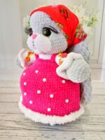 Плюшевая вязаная Зайка — изображение 6