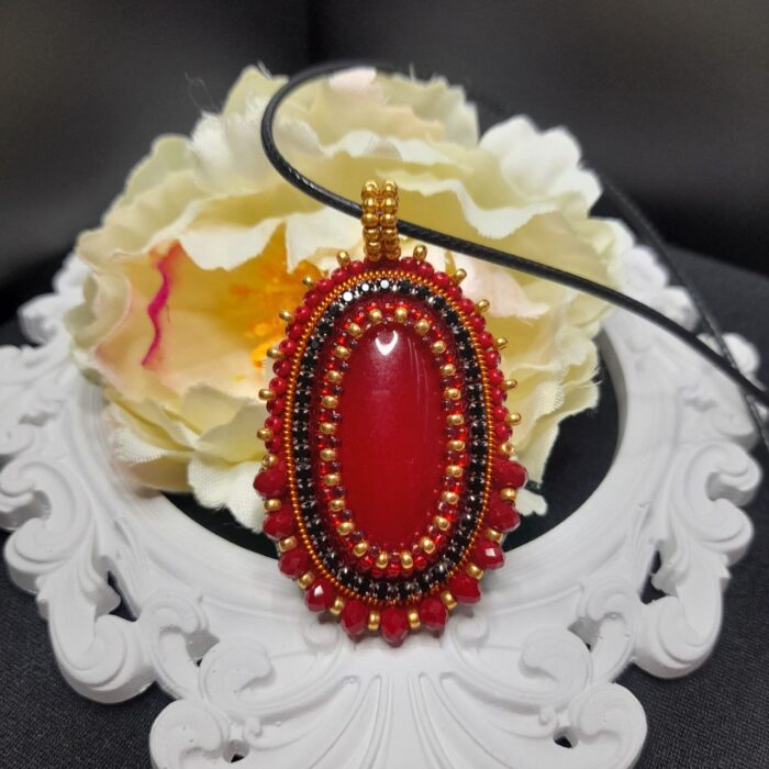 Комплект браслет, подвеска и серьги — изображение 3