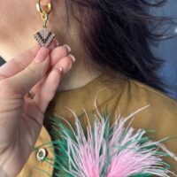 Серьги " Треугольники"