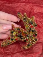 Брошь " Рождественский олень" — изображение 3