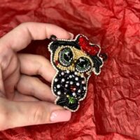 Брошь "Совушка"