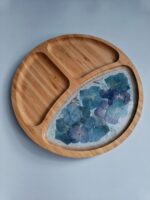 Менажница "Цветы на снегу"