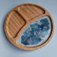 Менажница "Цветы на снегу"