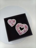 Комплект из двух брошей - валентинки — изображение 2