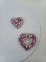 Комплект из двух брошей - валентинки — изображение 7