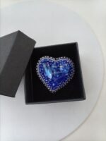 Брошь маленькая Сердце - Валентинка — изображение 5