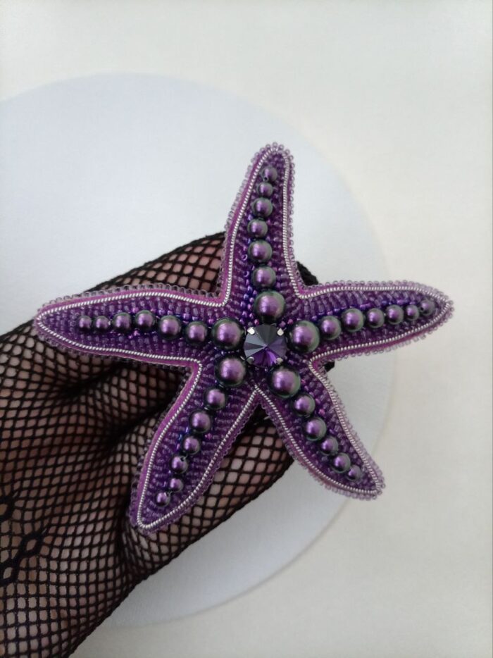 Брошь Морская звезда — изображение 4