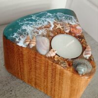 Подсвечник для чайной свечи "Морской берег"