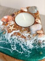 Подсвечник для чайной свечи "Морской берег" — изображение 2