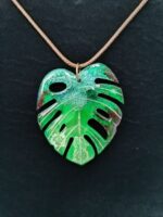 Кулон "Лист монстеры"
