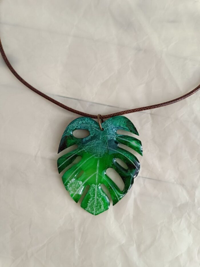 Кулон "Лист монстеры" — изображение 3