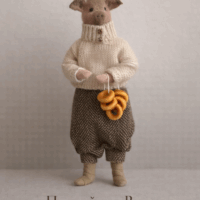 Авторская интерьерная кукла "Поросёнок Вася"