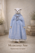 Авторская интерьерная кукла ручной работы - "Медведица Аня"