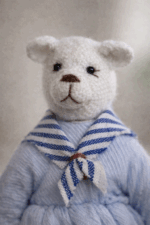 Авторская интерьерная кукла ручной работы - "Медведица Аня" — изображение 4