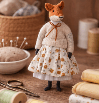 Лисичка Аля — авторская миниатюрная игрушка ручной работы, созданная в магазине «Волшебная Мастерская». Аля - это уютный персонаж с характером, она любит тишину, книги и тёплые вечера дома.