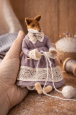 Авторская интерьерная кукла ручной работы - "Лиса Елизавета" — изображение 2