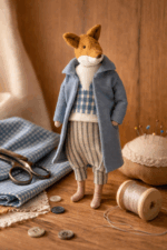 Авторская интерьерная кукла ручной работы - "Лис Борис" — изображение 2