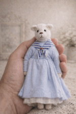 Авторская интерьерная кукла ручной работы - "Медведица Аня" — изображение 2