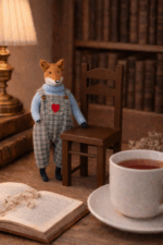 Лисёнок Тим — авторская миниатюрная игрушка ручной работы, созданная в магазине «Волшебная Мастерская», маленький герой с большим сердцем.