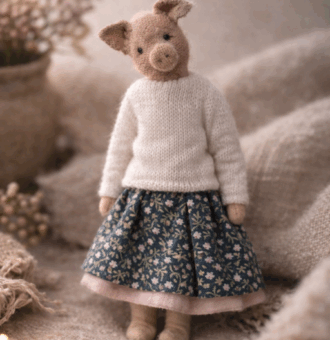 Хрюша Варя — добрая и заботливая героиня серии «Крохотные истории» от Волшебной Мастерской.