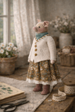 Хрюша Майя — авторская миниатюрная игрушка ручной работы из серии «Крохотные истории», созданная в Волшебной Мастерской.