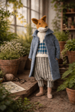 Авторская интерьерная кукла ручной работы - "Лис Борис" — изображение 7