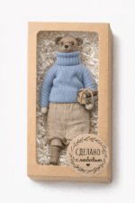 Авторские интерьерные куклы ручной работы - "Медведица Аня и медведь Антон"" — изображение 12