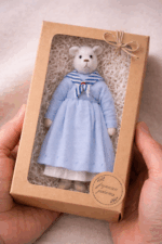 Авторская интерьерная кукла ручной работы - "Медведица Аня" — изображение 7