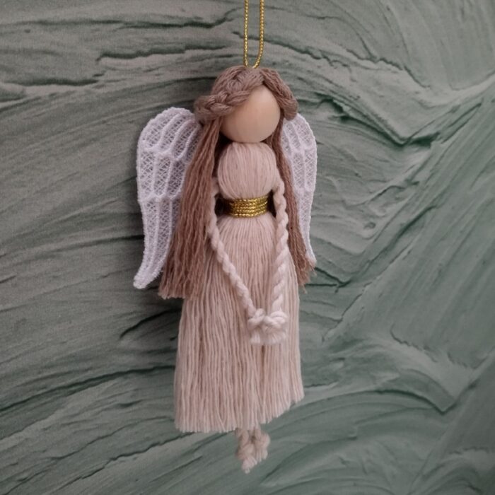 Ангел из хлопковой нити – нежность и тепло в каждой нити.