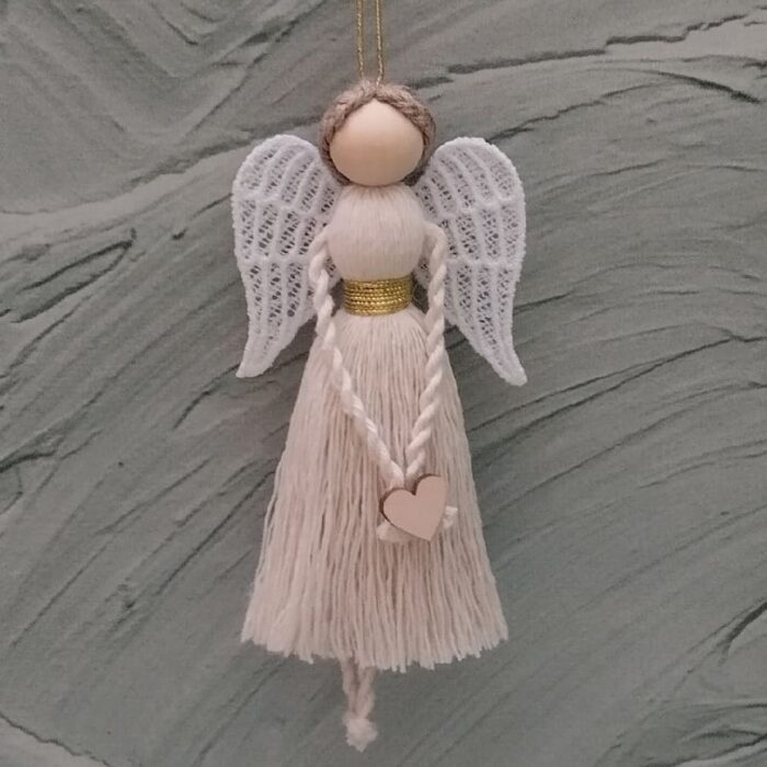 Ангел из хлопковой нити – нежность и тепло в каждой нити.