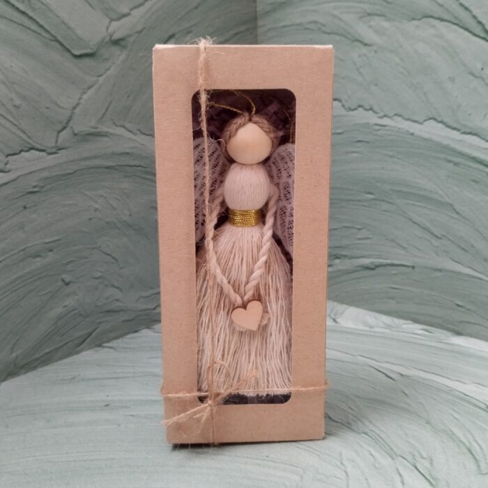 Ангел из хлопковой нити – нежность и тепло в каждой нити.