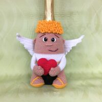 Сувенир Чехол на шампанское Амурчик