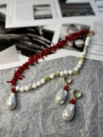 Комплект " Коралловое счастье"